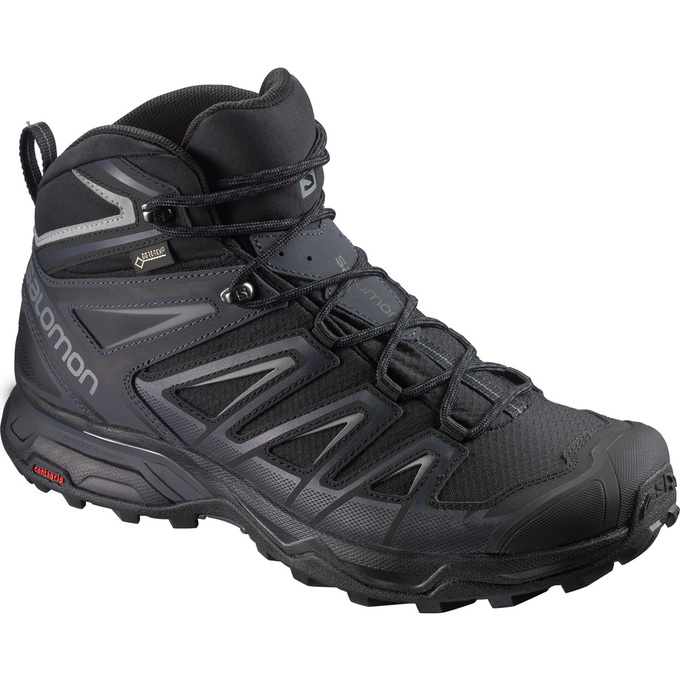 Salomon X ULTRA 3 WIDE MID GTX® Zapatillas Trekking Hombre - Negras - Colombia (75324-GIMX)